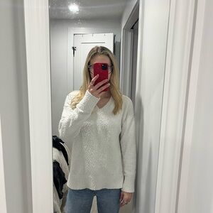 Women's White Sweater